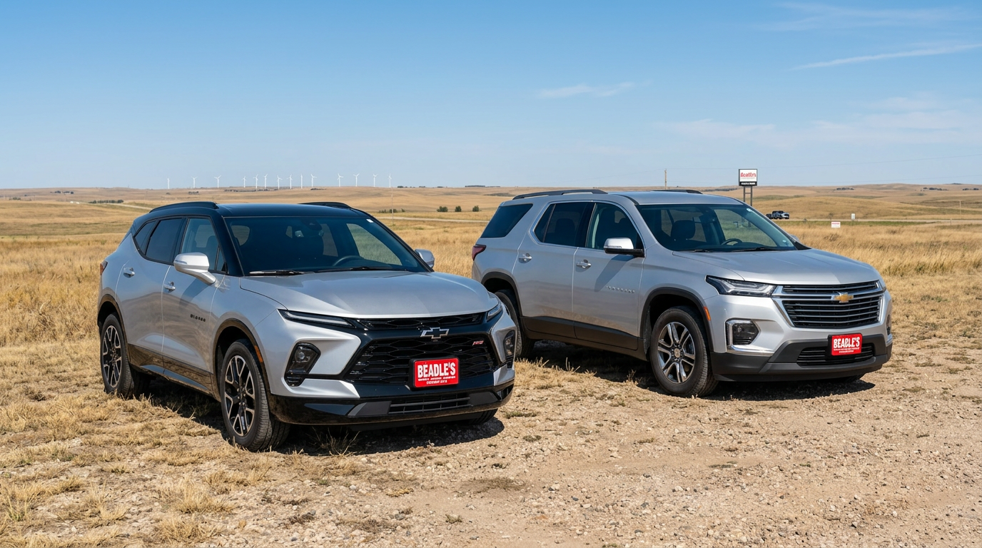 2026 Chevrolet Blazer and Traverse side by side