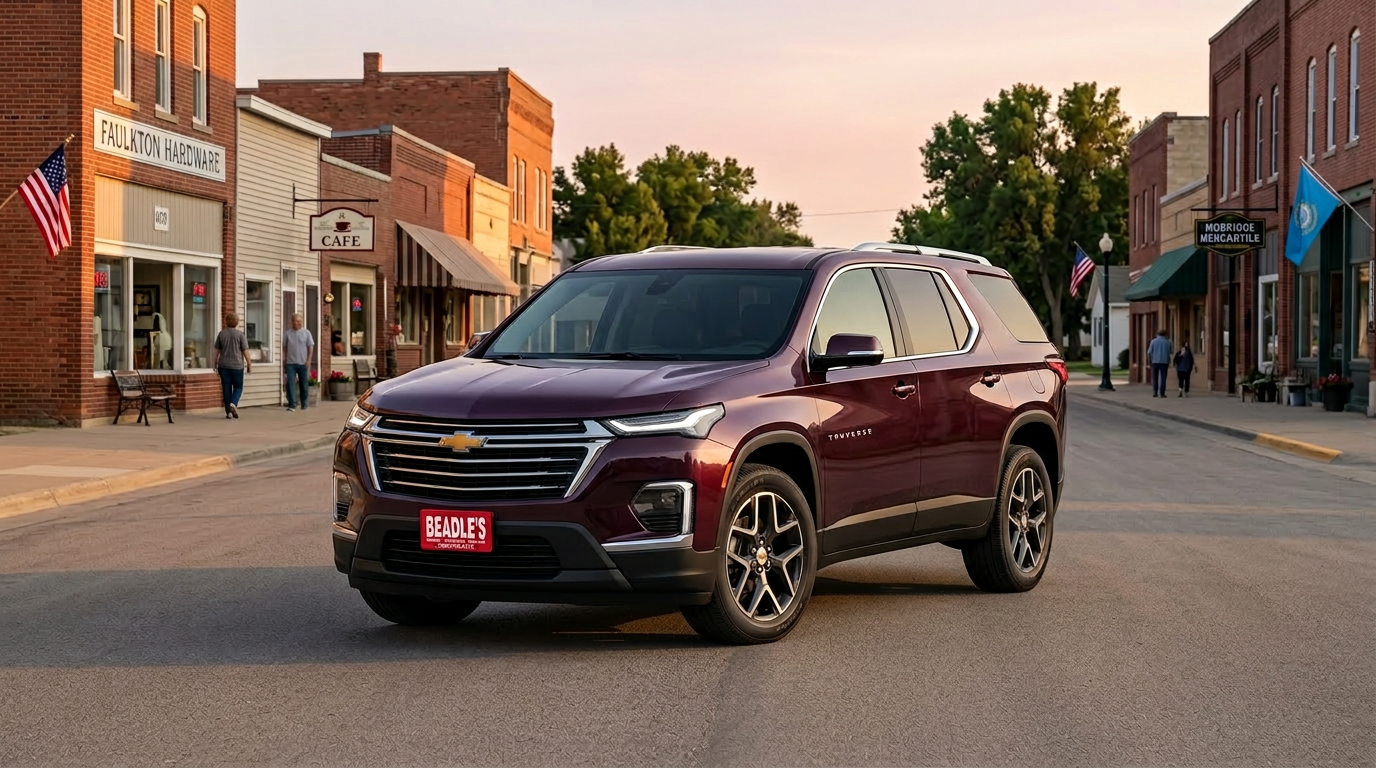 2026 Chevrolet Traverse Z71 AWD South Dakota gravel road