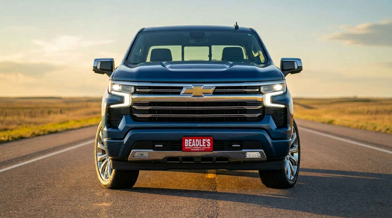 2026 Chevrolet Silverado 1500 side profile at Beadle Chevrolet in Mobridge SD