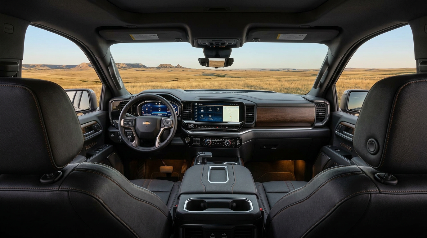 2026 Chevrolet Silverado 1500 interior technology touchscreen at Beadle Chevrolet Mobridge SD