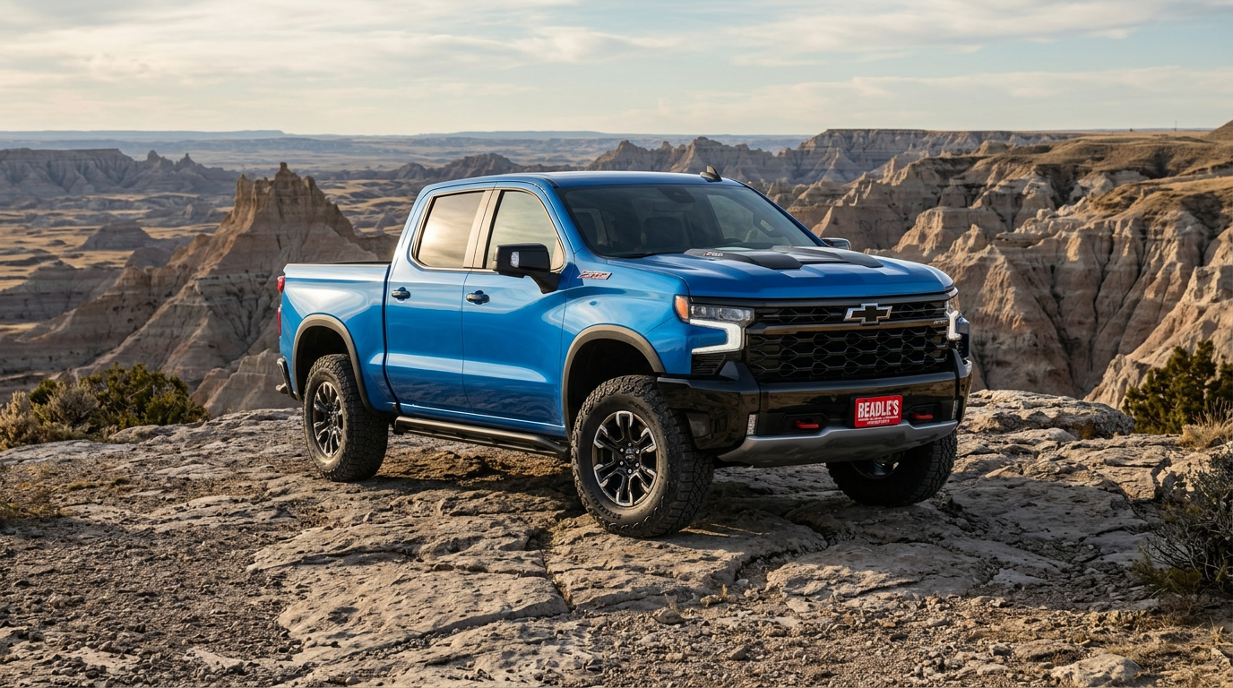 2026 Chevrolet Silverado 1500 ZR2 off-road capability showcase at Beadle Chevrolet Mobridge