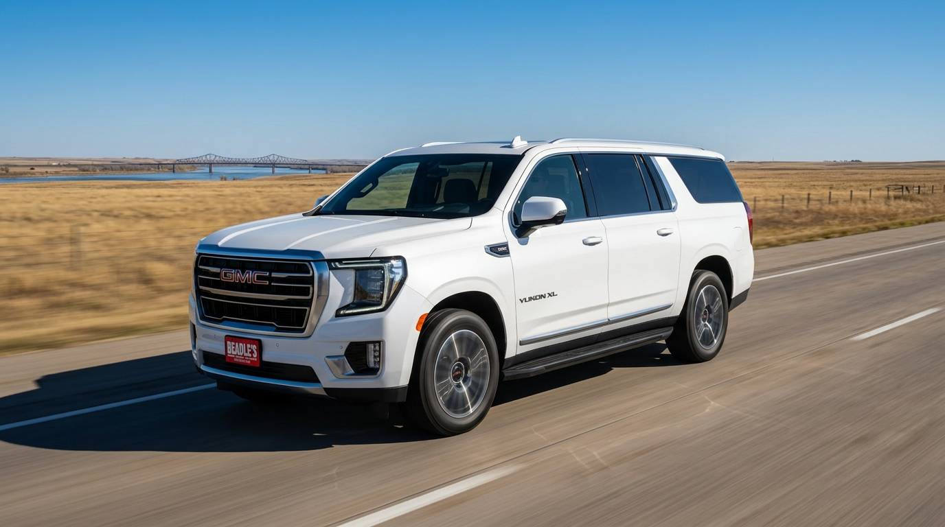 2026 GMC Yukon XL on a South Dakota interstate near Mobridge