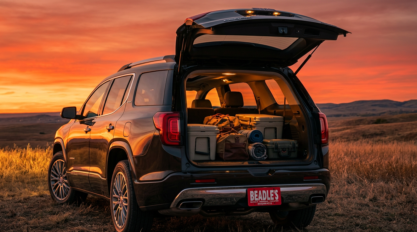 2026 GMC Acadia third row and cargo space guide for Mobridge SD
